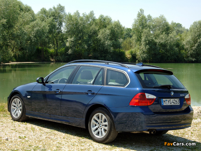 BMW 325i Touring (E91) 2006–08 wallpapers (640 x 480)