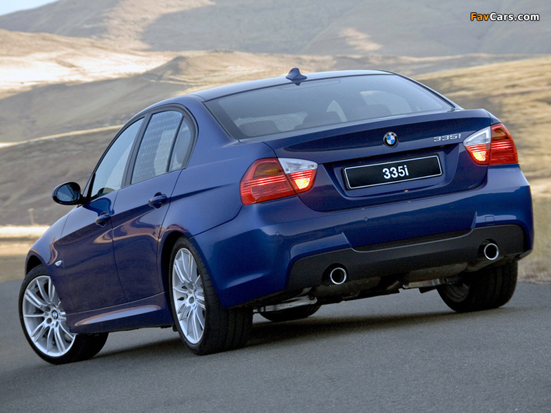 BMW 335i M Sports Package ZA-spec (E90) 2006 wallpapers (800 x 600)