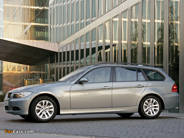 BMW 320d Touring (E91) 2006–08 wallpapers (640 x 480)