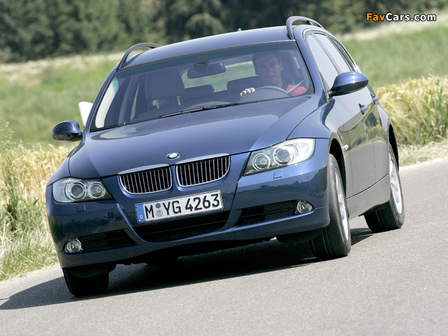 BMW 325i Touring (E91) 2006–08 wallpapers (640 x 480)