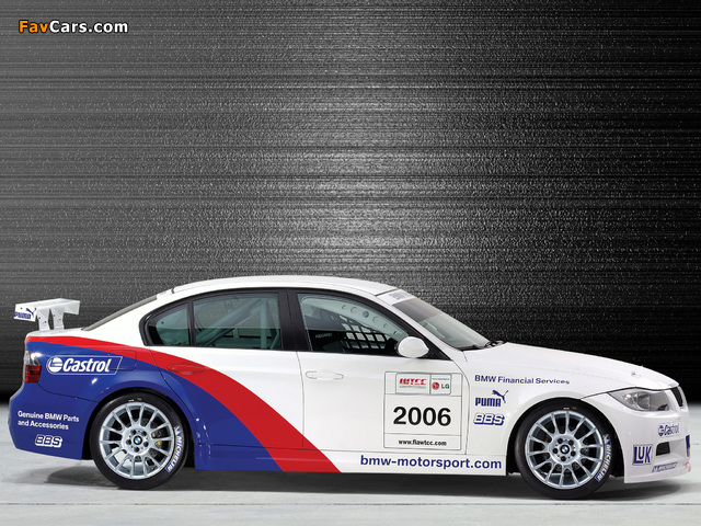 BMW 320si WTCC (E90) 2006–08 wallpapers (640 x 480)