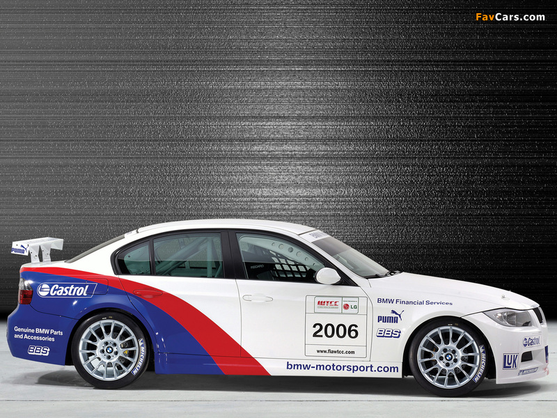 BMW 320si WTCC (E90) 2006–08 wallpapers (800 x 600)