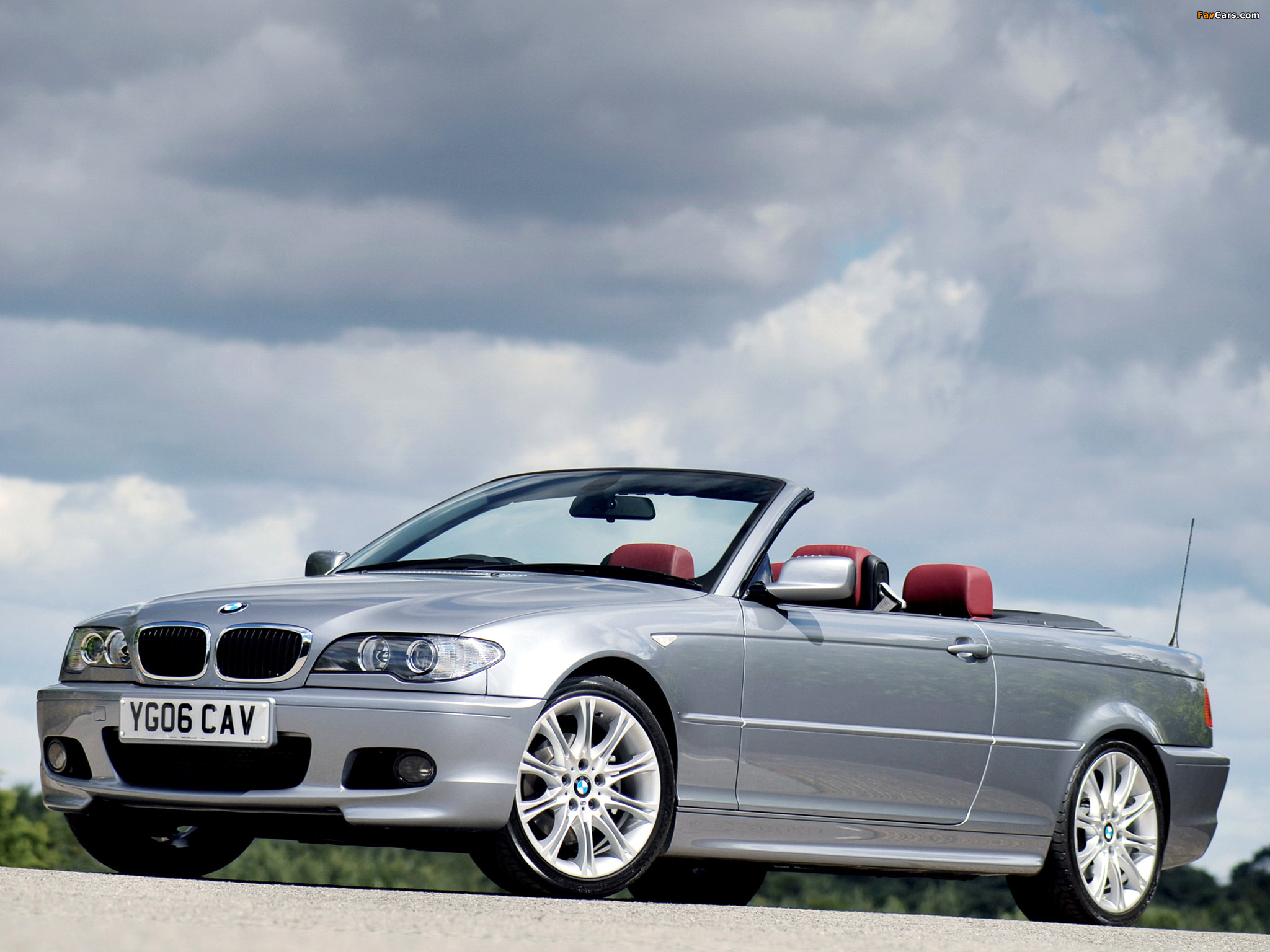 BMW 320Cd Cabrio M Sports Package (E46) 2006 wallpapers (2048 x 1536)