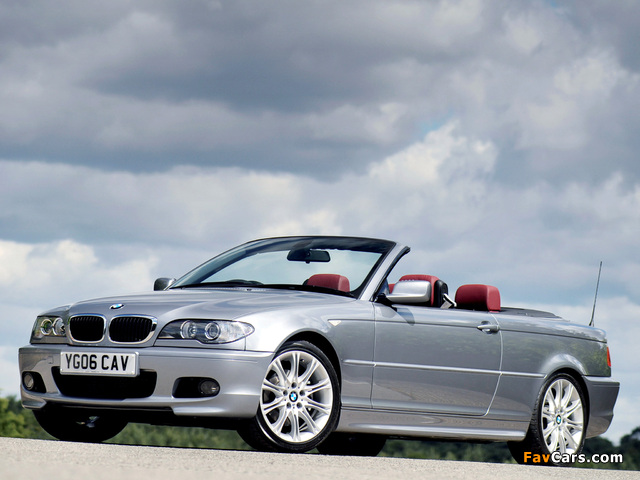 BMW 320Cd Cabrio M Sports Package (E46) 2006 wallpapers (640 x 480)