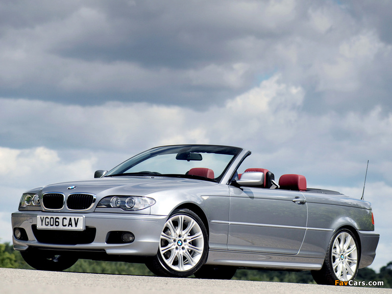 BMW 320Cd Cabrio M Sports Package (E46) 2006 wallpapers (800 x 600)