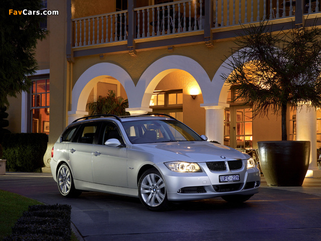 BMW 323i Touring (E91) 2006–08 wallpapers (640 x 480)