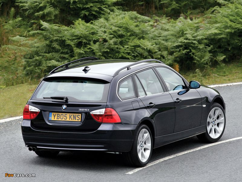 BMW 325i Touring UK-spec (E91) 2006–08 wallpapers (800 x 600)