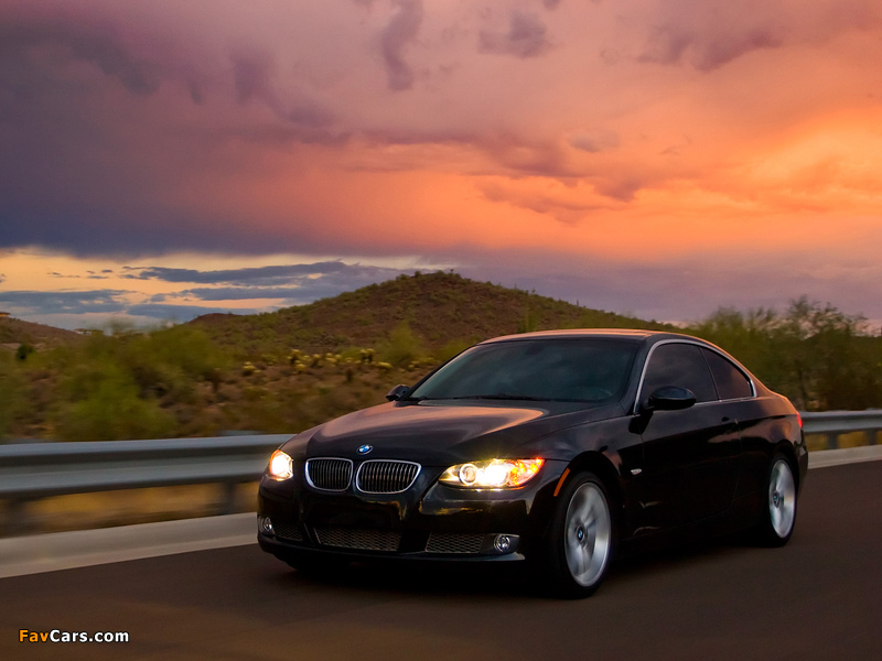 BMW 335i Coupe US-spec (E92) 2007–10 images (800 x 600)