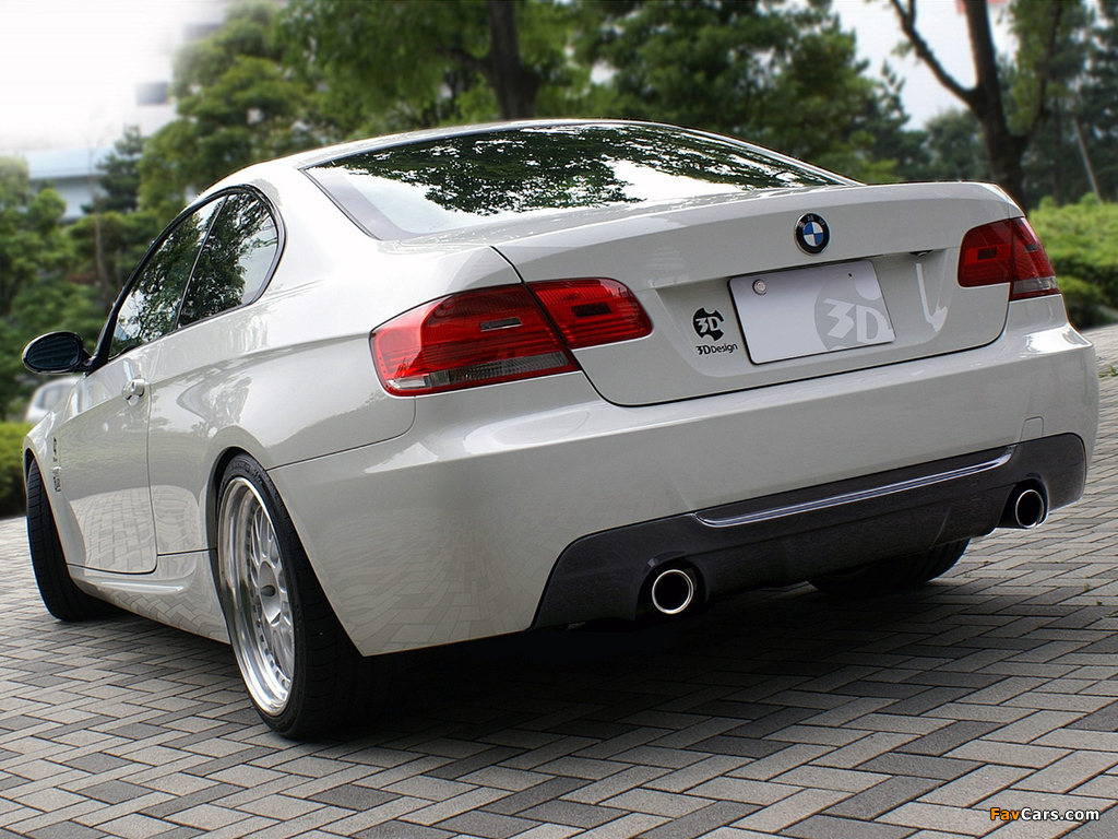 3D Design BMW 3 Series Coupe (E92) 2007–10 images (1024 x 768)