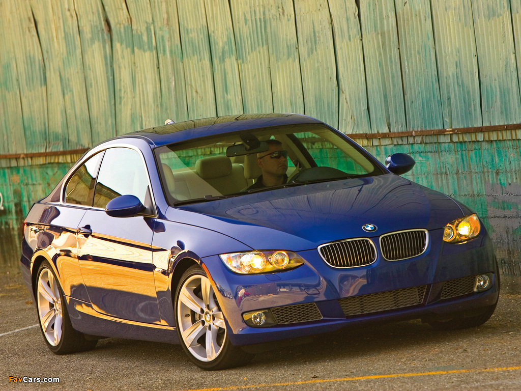 BMW 335i Coupe US-spec (E92) 2007–10 images (1024 x 768)