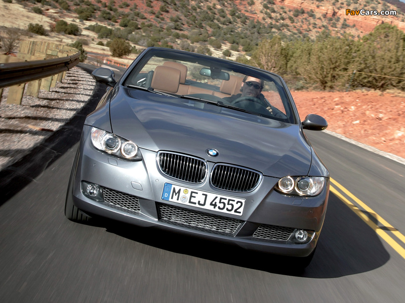 BMW 335i Cabrio (E93) 2007–10 images (800 x 600)