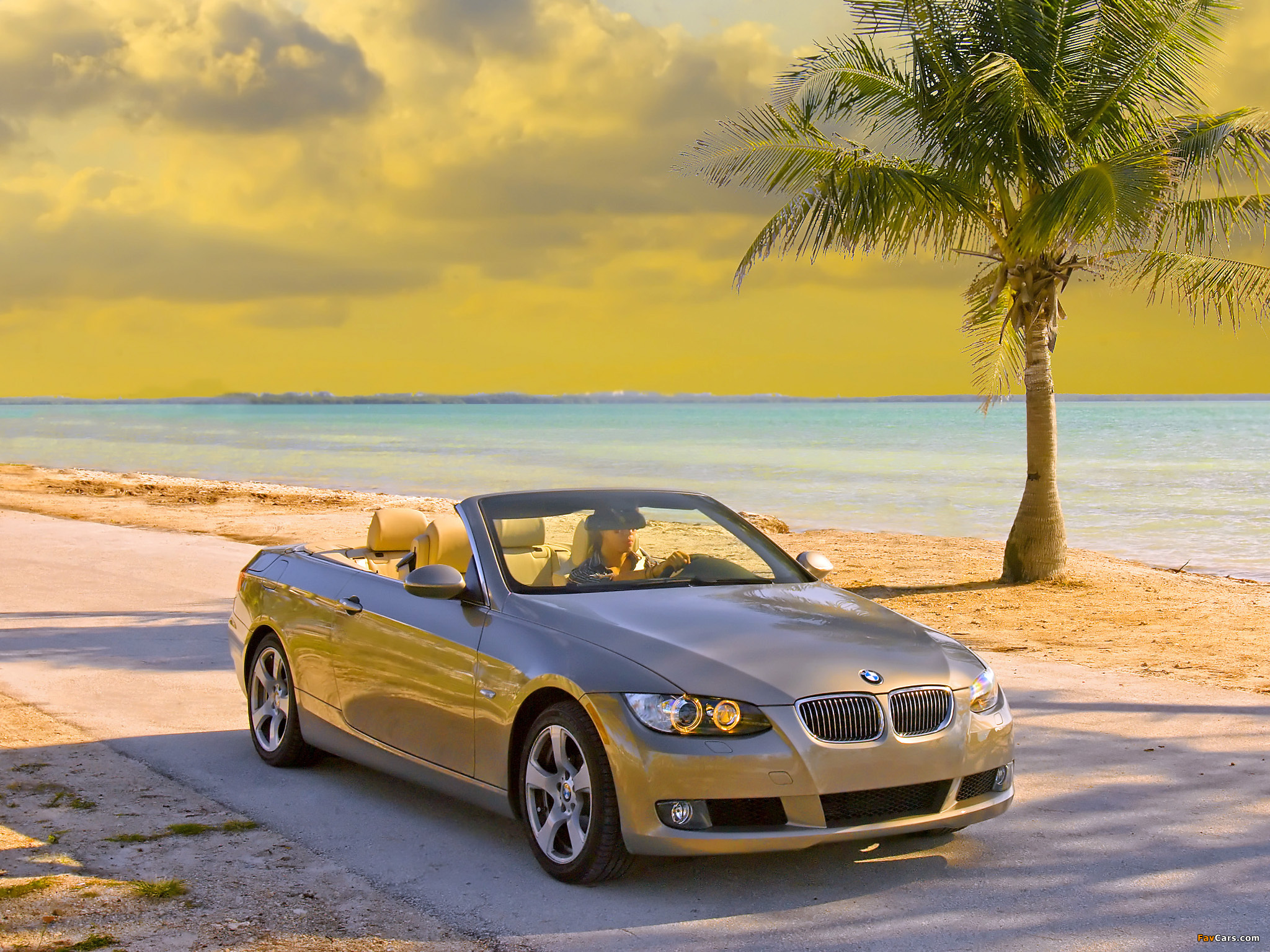 BMW 335i Cabrio US-spec (E93) 2007–10 images (2048 x 1536)