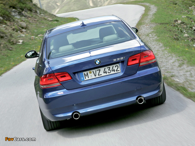 BMW 335i Coupe (E92) 2007–10 pictures (640 x 480)
