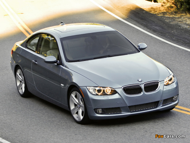 BMW 335i Coupe US-spec (E92) 2007–10 pictures (640 x 480)