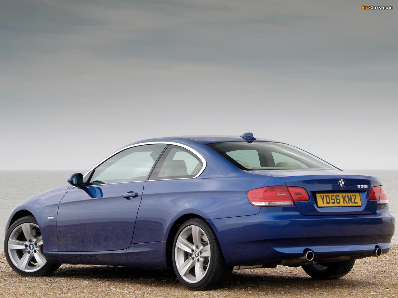 BMW 335i Coupe UK-spec (E92) 2007–10 wallpapers (1280 x 960)