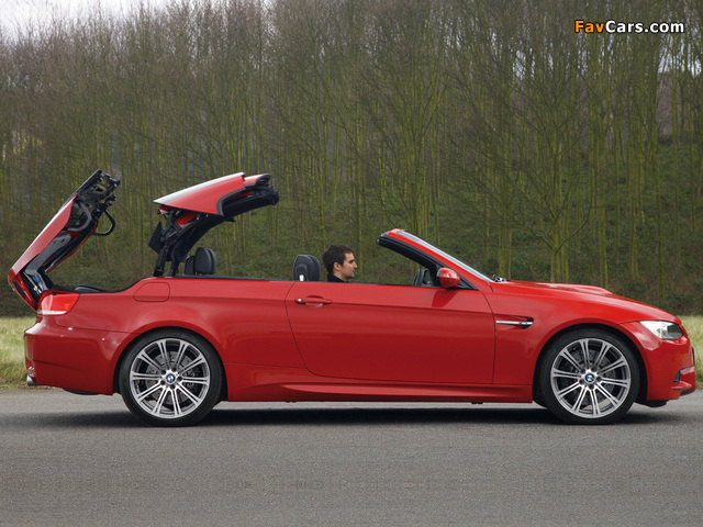 BMW M3 Cabrio UK-spec (E93) 2008 images (640 x 480)