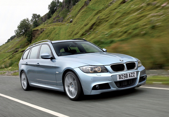 BMW 330d Touring M Sports Package UK-spec (E91) 2008–12 images