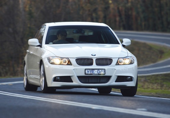 BMW 330d Sedan M Sports Package AU-spec (E90) 2008–11 images