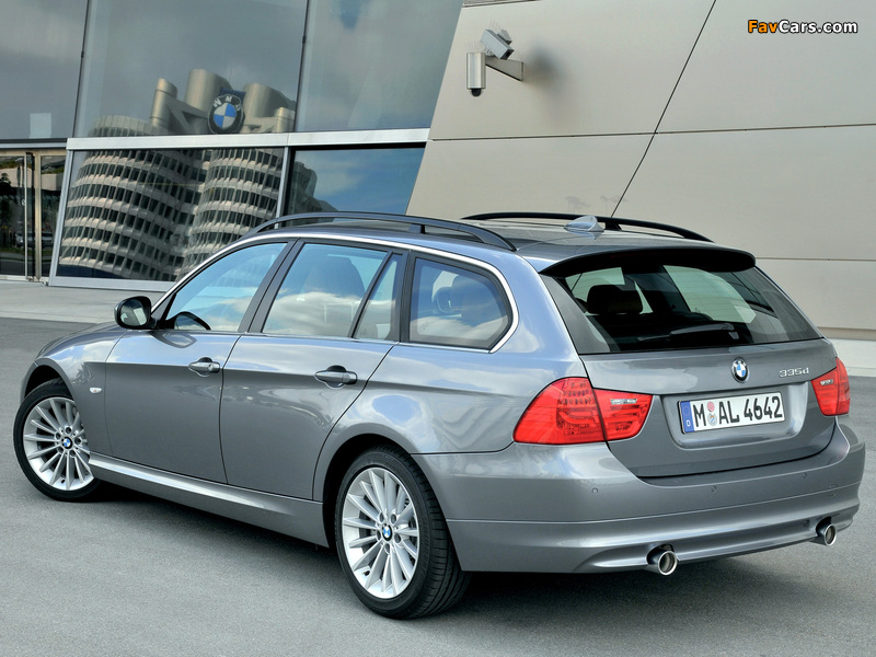 BMW 335d Touring (E91) 2008–12 photos (800 x 600)