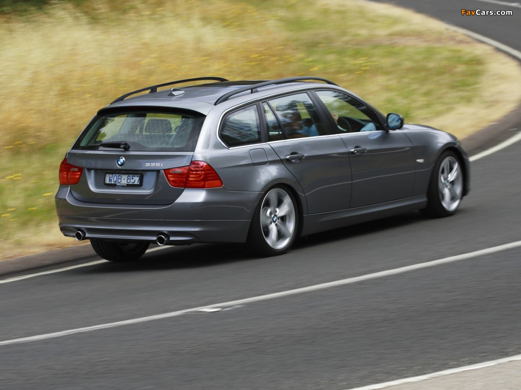 BMW 335i Touring AU-spec (E91) 2008–12 pictures (1024 x 768)