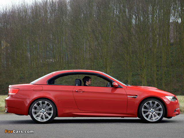 BMW M3 Cabrio UK-spec (E93) 2008 pictures (640 x 480)