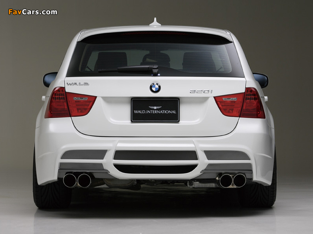 WALD BMW 320i Touring Sports Line Aero Kit (E91) 2008–12 wallpapers (640 x 480)