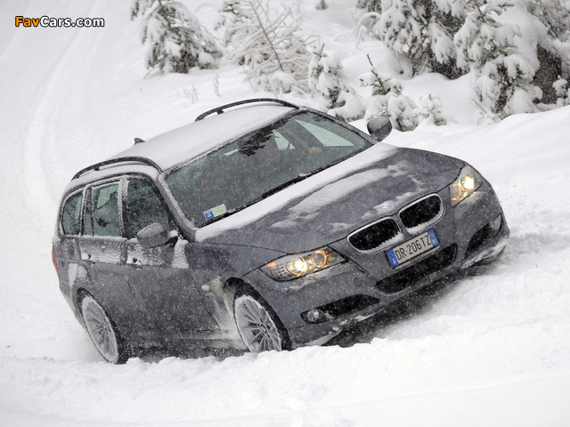 BMW 320d xDrive Touring (E91) 2008–12 wallpapers (640 x 480)