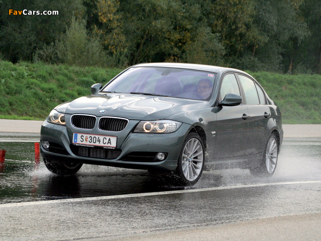 BMW 320d xDrive Sedan (E90) 2008–11 wallpapers (640 x 480)