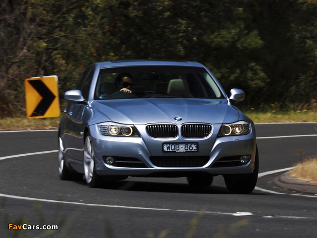 BMW 335i Sedan AU-spec (E90) 2008–11 wallpapers (640 x 480)