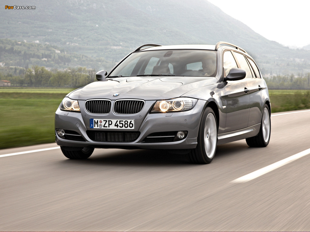 BMW 335d Touring (E91) 2008–12 wallpapers (1024 x 768)