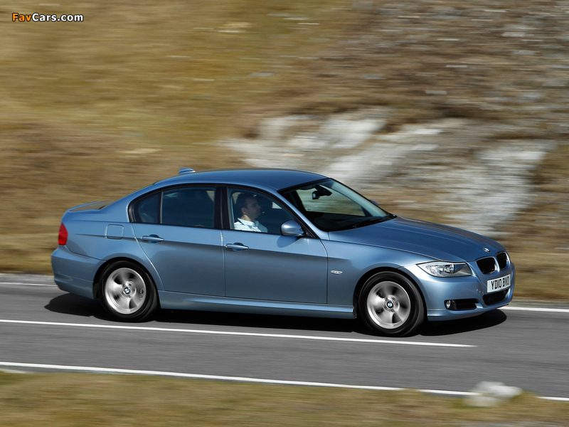 BMW 320d EfficientDynamics Edition UK-spec (E90) 2009–11 photos (800 x 600)