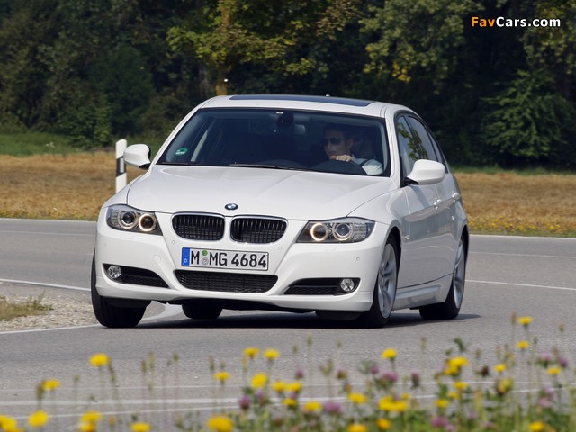 BMW 320d EfficientDynamics Edition (E90) 2009–11 photos (640 x 480)