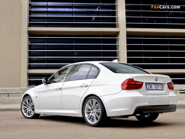 BMW 320d EfficientDynamics Edition ZA-spec (E90) 2009–11 pictures (640 x 480)