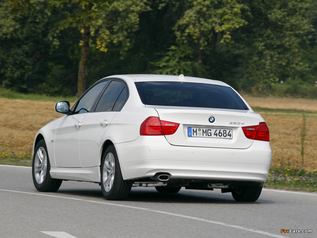 BMW 320d EfficientDynamics Edition (E90) 2009–11 wallpapers (1024 x 768)