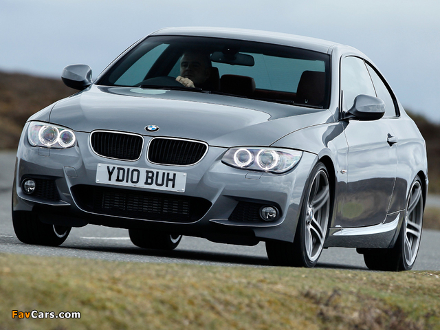BMW 320d Coupe M Sports Package UK-spec (E92) 2010 pictures (640 x 480)