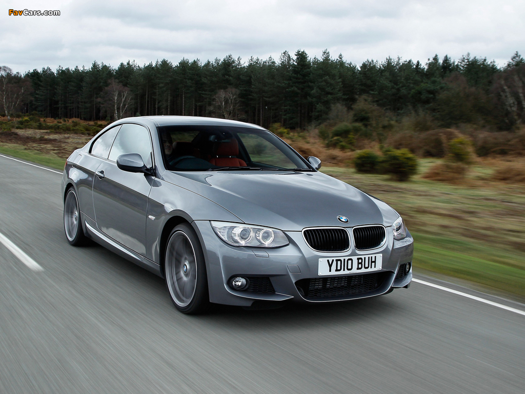 BMW 320d Coupe M Sports Package UK-spec (E92) 2010 pictures (1024 x 768)