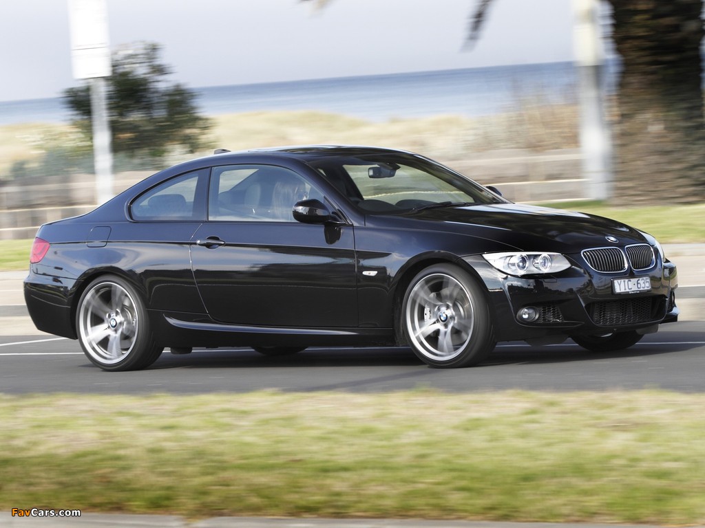 BMW 335i Coupe M Sports Package AU-spec (E92) 2010 pictures (1024 x 768)