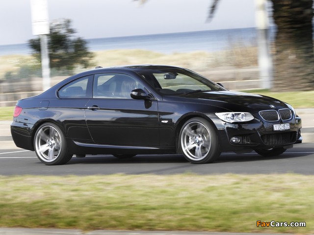 BMW 335i Coupe M Sports Package AU-spec (E92) 2010 pictures (640 x 480)