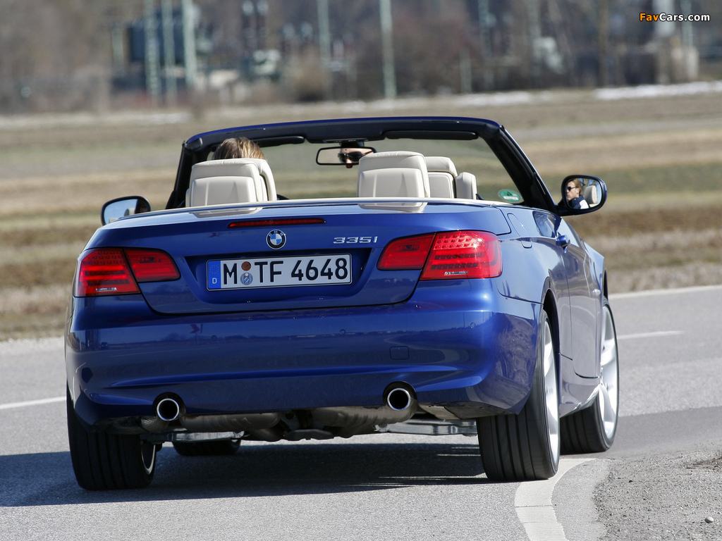 BMW 335i Cabrio (E93) 2010 pictures (1024 x 768)