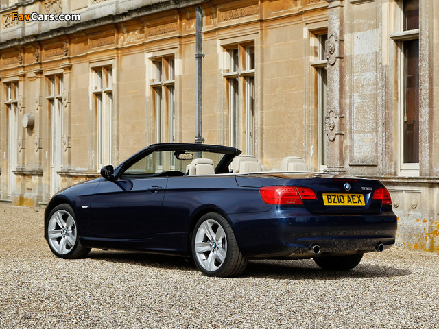 BMW 335i Cabrio UK-spec (E93) 2010 wallpapers (640 x 480)