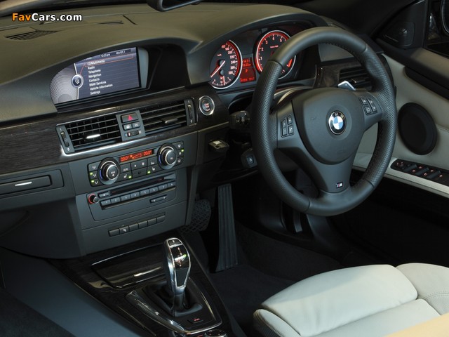 BMW 335i Cabrio M Sports Package AU-spec (E93) 2010 wallpapers (640 x 480)