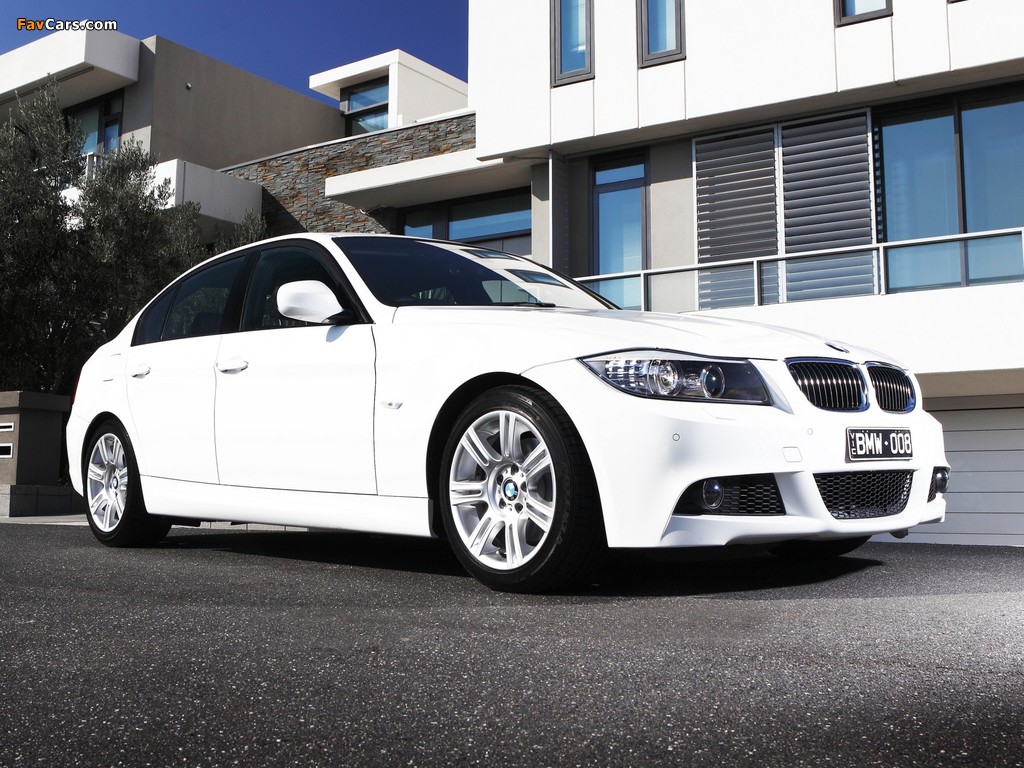 BMW 325i Sedan M Sports Package AU-spec (E90) 2011 images (1024 x 768)