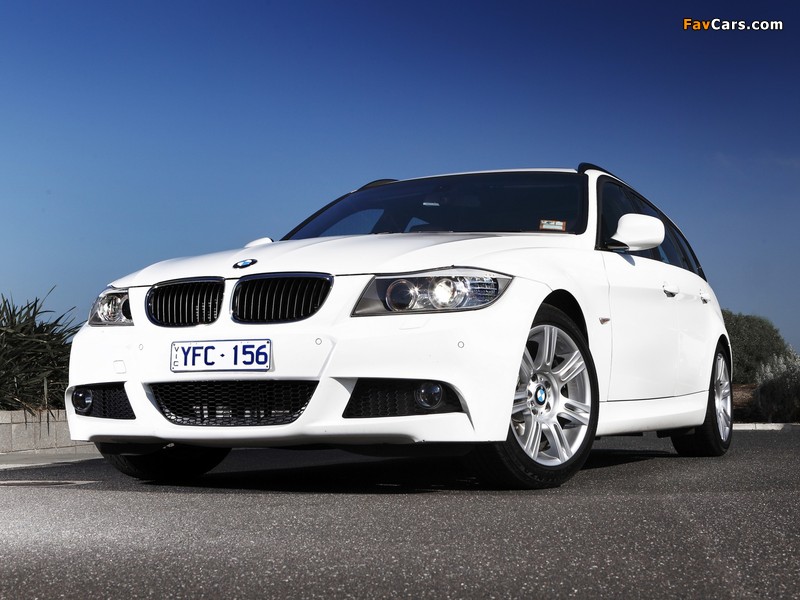 BMW 320d Touring M Sports Package AU-spec (E91) 2011 images (800 x 600)