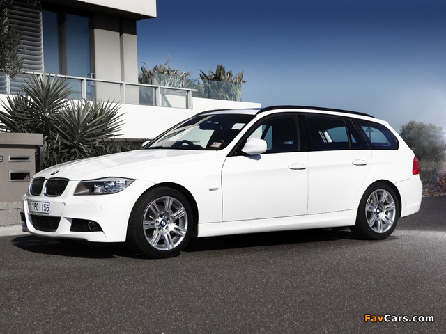 BMW 320d Touring M Sports Package AU-spec (E91) 2011 images (640 x 480)