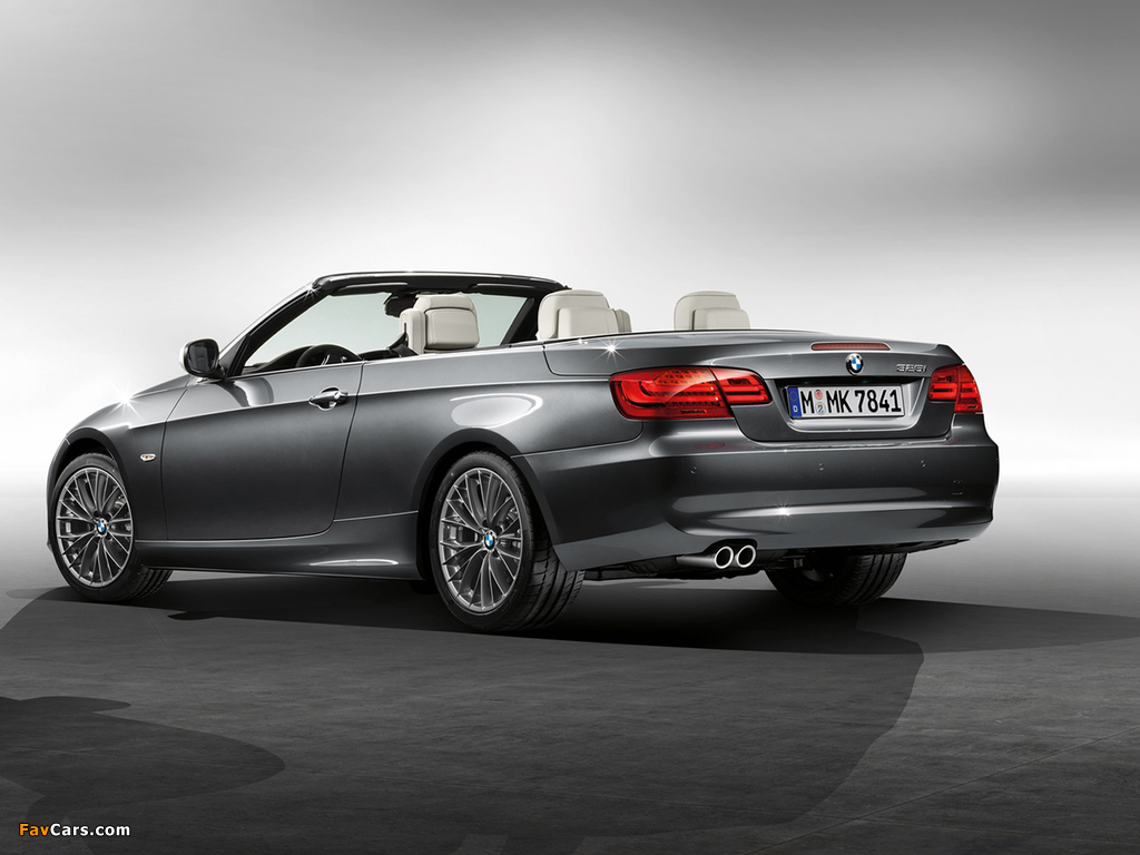 BMW 325i Cabrio Edition Exclusive (E93) 2011 photos (1024 x 768)