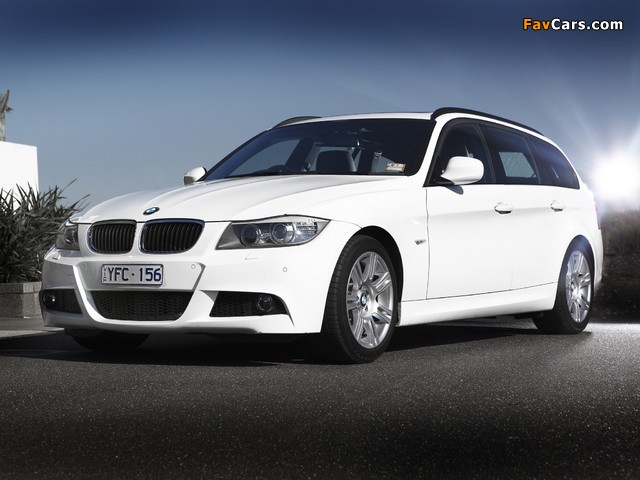 BMW 320d Touring M Sports Package AU-spec (E91) 2011 pictures (640 x 480)