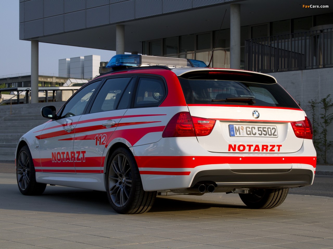 BMW 3 Series Touring Notarzt (E91) 2011–12 pictures (1280 x 960)