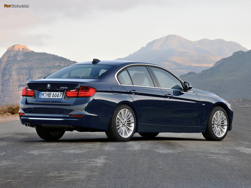 BMW 328i Sedan Luxury Line (F30) 2012 images (1024 x 768)