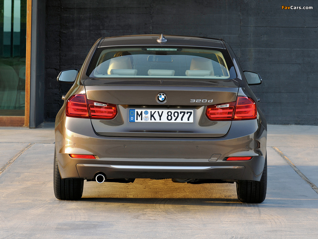 BMW 320d Sedan Modern Line (F30) 2012 images (1024 x 768)