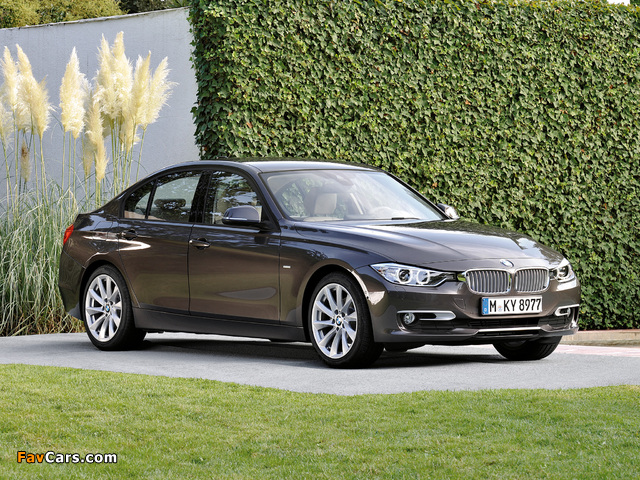BMW 320d Sedan Modern Line (F30) 2012 images (640 x 480)